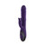 Buy the Rascally Rabbit 13-function Rechargeable Thrusting Silicone Vibrator with Rotating Shaft Beads in Purple - Evolved Novelties