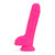 Buy the Neo Elite 9 inch Realistic Dual Density Silicone Dildo with Balls in Neon Pink strapon harness dong - Blush Novelties