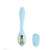 Buy the Harmonie Remote Control 15-function Rechargeable  Bendable Silicone Couples Vibrator in Blue discreet - Maia Toys