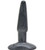 Platinum Silicone The Li'l End Butt Plug Charcoal