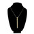 Buy the Charmed Gold Jeweled Stainless Steel 7-function Rechargeable Vibrating Necklace - XR Brands