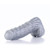 Buy the Silver Mr Ripley Ribbed Liquid Silicone Dildo with Balls in XLarge - 665 Sport Fucker