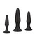 Buy the Silicone Anal Trainer 3-piece Butt Plug Kit in Black - CalExotics COLT for Men Cal Exotics California Exotic Novelties