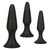 Buy the Silicone Anal Trainer 3-piece Butt Plug Kit in Black - CalExotics COLT for Men Cal Exotics California Exotic Novelties