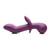 Buy the Rumblers Rabbit 10-function Rechargeable Silicone G-Spot Stimulator in Purple - XR Brands