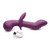Buy the Rumblers Rabbit 10-function Rechargeable Silicone G-Spot Stimulator in Purple - XR Brands