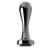 Buy the Gender X Black Pearl Aluminum Anal Plug with Black Gem - Evolved Novelties