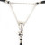 Buy The Men's Silver Excitement Penis Pendant with Chain Band - Sylvie Monthule Erotic Jewelry made in France