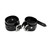 Buy The Black PVC Locking Adjustable Wrist Cuffs with D-Rings made in the USA - StockRoom 