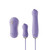 Buy the Sweet Magic Unicorn 15-function Rechargeable Silicone Vibrating Thrusting Warming & Sucking Set in Berry Violet Purple - Zalo USA
