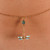 Sylvie Monthule Women's Gold Waist Chain Dragonfly with Blue Crystal Gem