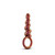 Buy the Anal Adventures Matrix Spiral Loop Silicone Butt Plug Anal Beads in Copper - Blush Novelties