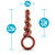 Buy the Anal Adventures Matrix Spiral Loop Silicone Butt Plug Anal Beads in Copper - Blush Novelties