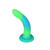 Buy the Rave Addiction 8 inch Bendable Glow in the Dark Silicone Dildo Blue Green with Bonus PowerBullet Vibe Strap-On Harness - BMS Enterprises