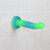 Buy the Rave Addiction 8 inch Bendable Glow in the Dark Silicone Dildo Blue Green with Bonus PowerBullet Vibe Strap-On Harness - BMS Enterprises