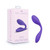 Buy the Wellness Duo 10-function Rechargeable Flexible Silicone Couples Vibrator in Purple - Blush Novelties Collection of intimate health products