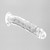 Buy the Crystal Addiction Clear 9 inch Realistic Dildo with Suction Cup & Bonus PowerBullet Vibe - BMS Enterprises