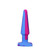 Buy the A-Play 5 inch Groovy Silicone Anal Plug in Berry - Doc Johnson