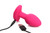 Buy the Gossip Pop Rocker 10-function Remote Control Rechargeable Silicone Vibrating Butt Plug in Magenta Pink - Curve Novelties