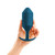 Buy the Snug Plug 6 Weighted Silicone Anal Butt Plug in Marine Blue - cotr inc b-Vibe