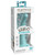 Buy the Dillio Platinum Curious Five 5 inch Curved Silicone Dildo in Teal Blue - Pipedream Products