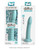 Buy the Dillio Platinum Wild Thing 7 inch Ribbed Silicone Dildo in Teal Blue - Pipedream Products