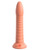 Buy the Dillio Platinum Wild Thing 7 inch Ribbed Silicone Dildo in Peach - Pipedream Products