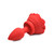 Buy the Booty Sparks Blooming Red Rose 11-Function Remote Control Rechargeable Vibrating Silicone Butt Plug in Medium Anal Buttplug - XR Brands