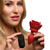 Buy the Booty Sparks Blooming Red Rose 11-Function Remote Control Rechargeable Vibrating Silicone Butt Plug in Large Anal Buttplug - XR Brands