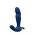 Buy the True Blue 10-function Rechargeable Thrusting Silicone Anal Vibrator in Blue & Rose Gold - Evolved Novelties