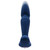 Buy the True Blue 10-function Rechargeable Thrusting Silicone Anal Vibrator in Blue & Rose Gold - Evolved Novelties