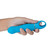 Buy the Aria Exciting AF 10-function Silicone Vibrator with Finger Ring in Blue - Blush Novelties