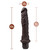 Buy the Dr Skin Dr Richard 9.75 inch 10-function Realistic Vibrating Dildo in Chocolate Brown Flesh - Blush Novelties