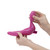 Buy the PowerBullet Infinity 9-function Rechargeable Silicone Strapless Strap-On Vibrator in Cerise Pink - BMS Factory