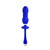 Buy the Gender X Play Ball 10-function Rechargeable Thrusting Silicone Vibrating Probe in Blue - Evolved Novelties