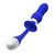 Buy the Gender X Play Ball 10-function Rechargeable Thrusting Silicone Vibrating Probe in Blue - Evolved Novelties