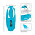 Buy the Neon Vibes The Orgasm Vibe 10-function Rechargeable Silicone Mini Vibrator in Blue - CalExotics Cal Exotics California Exotic Novelties