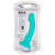 Buy the Pro Sensual Ergo Super Flexi Series I Realistic Silicone Dildo with Suction Cup & 10-function Rechargeable Bullet Vibe in Teal Blue - Cloud 9