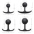 Buy the Comfort Weighted Silicone Anal Ball Plug in XL XLarge Extra Large - XR Brands Master Series