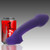 Buy the hünkyjunk Double Thruster Cock Sling-Based Strap-On Double Penetrator Pegger in Eggplant Ice - Blue Ox Designs OXBALLS