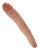 Buy the King Cock Slim 12 inch Double Dong Realistic Dual-Ended Dildo in Caramel Tan Flesh - Pipedream Products made in the USA