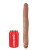 Buy the King Cock Slim 12 inch Double Dong Realistic Dual-Ended Dildo in Caramel Tan Flesh - Pipedream Products made in the USA
