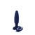 Buy the Fino Plug Remote Control 20-Function Rechargeable Silicone Anal Vibrator With Rolling Beads in Navy Blue - NU Sensuelle Novel Creations