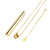 Buy the Le Wand Gold 8-function Rechargeable Vibrating Necklace - COTR, Inc B-vibe