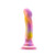 Buy the Avant Sun's Out Dual Density Silicone Dildo in Pink Purple Orange Yellow Ombre - Blush Novelties