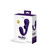 Buy the Suki Plus 16-function Rechargeable Silicone Dual Sensation Sonic Vibrator in Deep Purple - Vedo Toys
