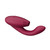 Buy the Duo 2 Rabbit 24-function Rechargeable Silicone Dual G-Spot & Clitoral Stimulator with Smart Silence Afterglow & Haptic Feedback in Bordeaux Wine Red Pleasure Air Technology - wow tech Epi24 Womanizer