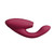 Buy the Duo 2 Rabbit 24-function Rechargeable Silicone Dual G-Spot & Clitoral Stimulator with Smart Silence Afterglow & Haptic Feedback in Bordeaux Wine Red Pleasure Air Technology - wow tech Epi24 Womanizer