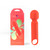 Buy the Vibelite Dolly 10-function Rechargeable Silicone Mini Wand Massager in Orange discreet - Maia Toys