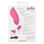 Buy the LuvMor Teases 10-function Rechargeable Contoured Silicone Vibrator in Pink - CalExotics Cal Exotics California Exotic Novelties